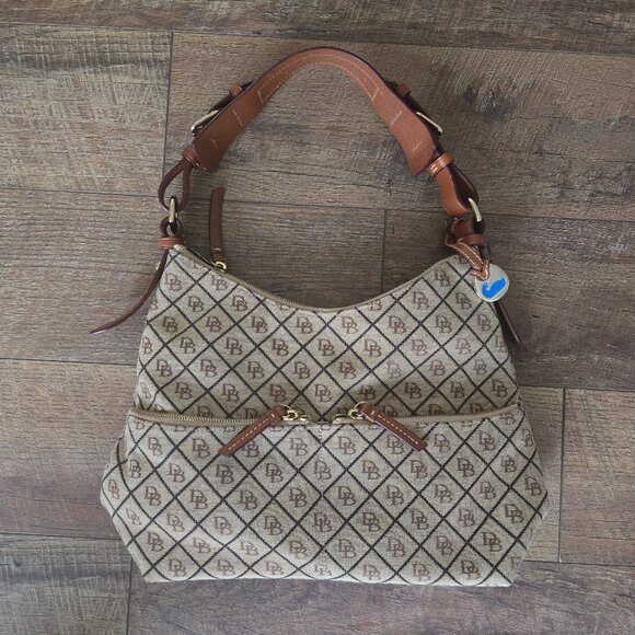 Dooney & Bourke Handbags - Dooney & Bourke Canvas Shoulder Bag